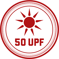 A garment with 50 UPF protection