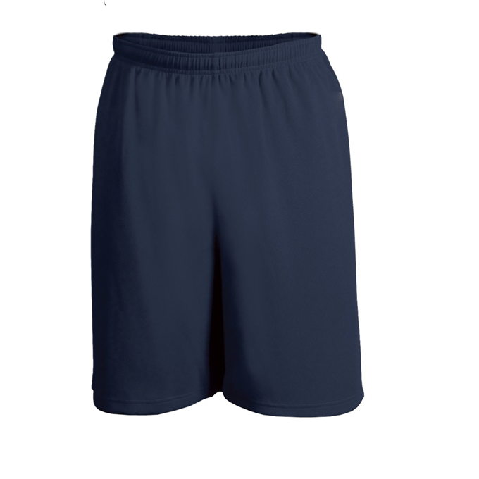 Large C2 Sport Youth Mock Mesh Elastic Waistband 6 Short Navy