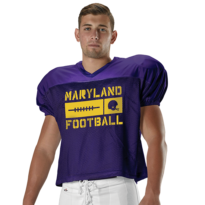 youth mesh football practice jerseys