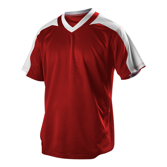 youth v neck baseball jerseys