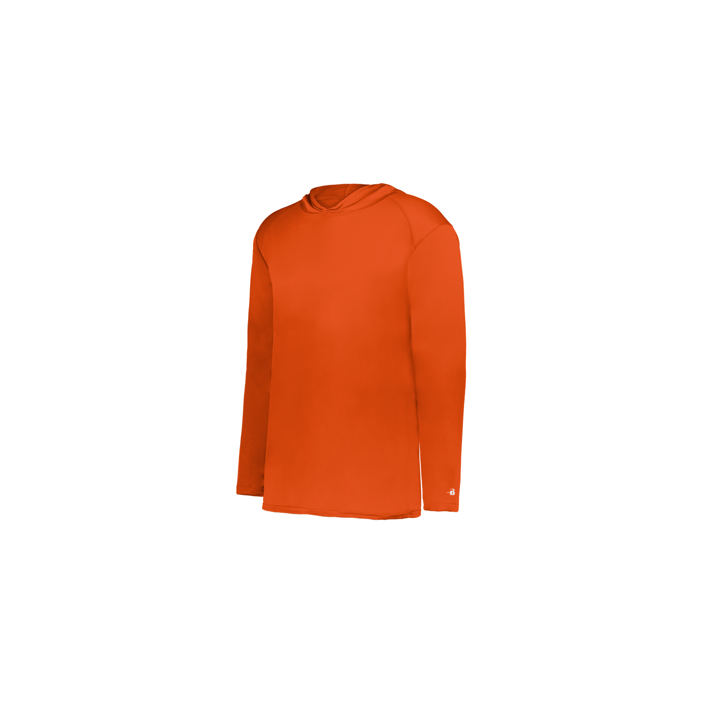 B-Core L/S Youth Hood Tee | Badger Sport - Athletic Apparel