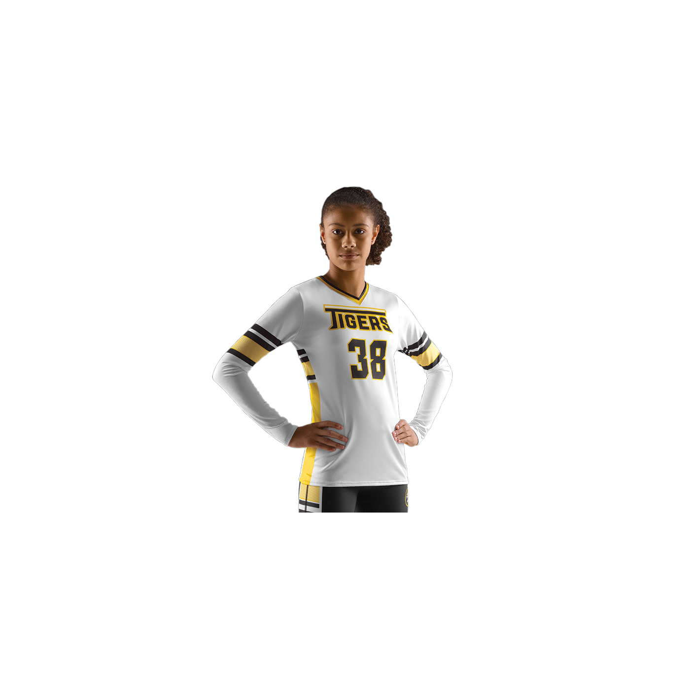 Girl\'s LS V-Neck | Badger Athletic Sport - Apparel