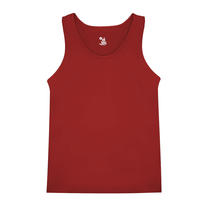 Badger Sport Graphite Youth Medium Tank Top Sleeveless Wicking Shirt 