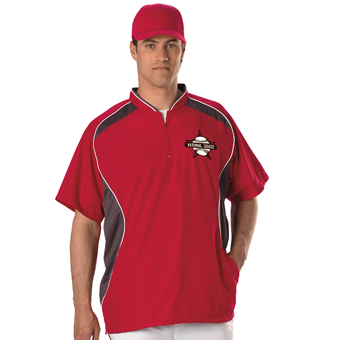 short sleeve baseball jacket