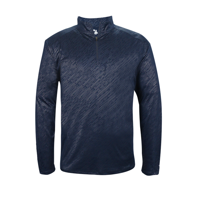 Line Embossed 1/4 Zip