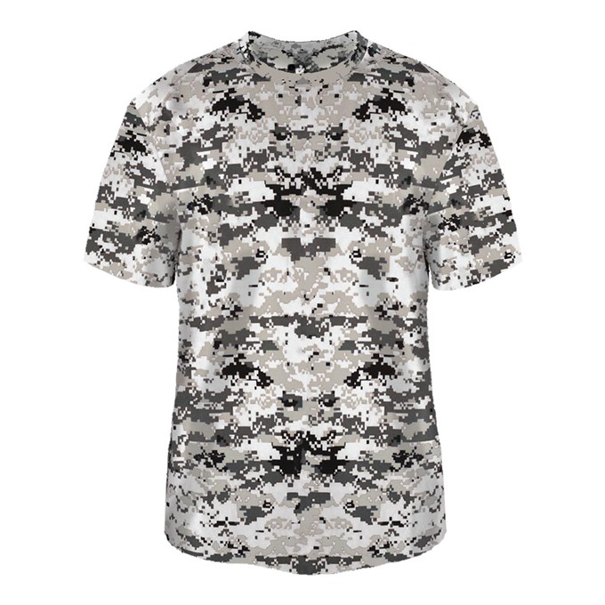 Badger YOUTH B-Core Camo Digital T-Shirt 2180 XS-L Polyester **22 Colors** 