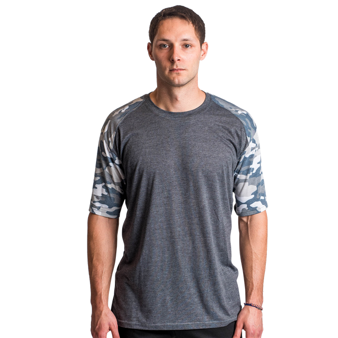 Vintage Camo Sport Tri-Blend Tee