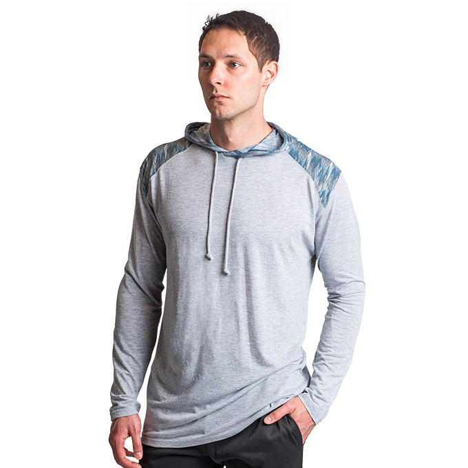 Vintage Flame Tri-Blend Hood Tee