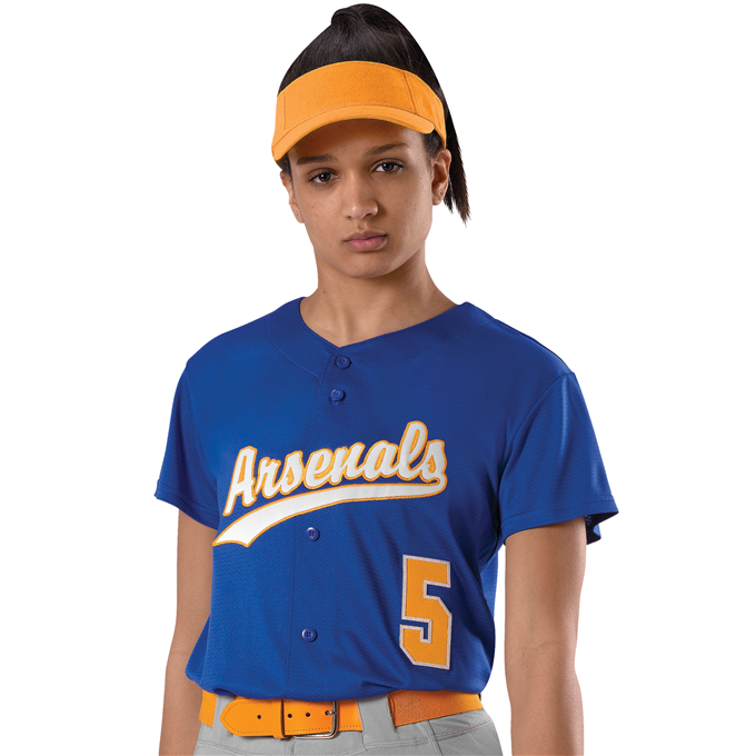 Women's Faux Front Fastpitch Jersey