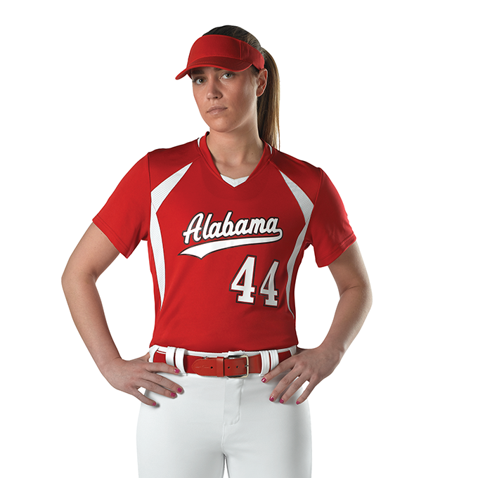 Womens Short Sleeve Fastpitch Jersey