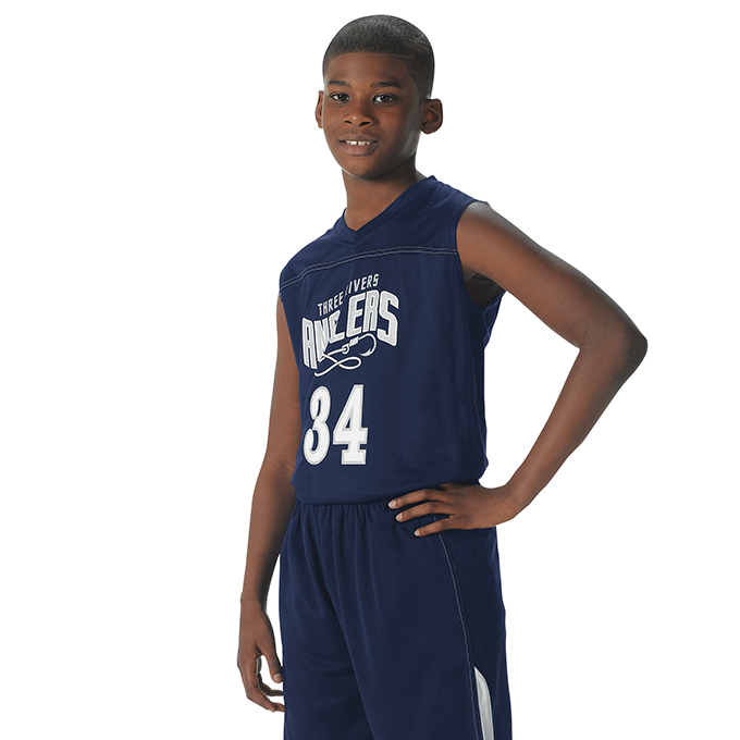 youth blank basketball jerseys