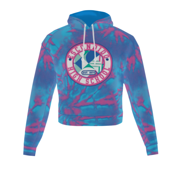 Sublimated Performance Fleece Women's Cropped Hood