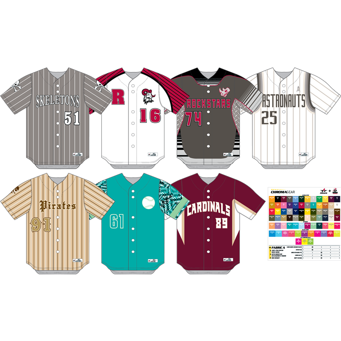 J180A-VISUAL SIZE RUN FOR ADULT BASEBALL FULL BUTTON