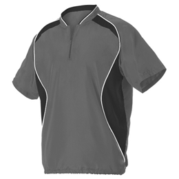 [ NERDY ]★THE 8着用★BASEBALL SHORT SLEEVE TRACK TOP Badger Men's B-Core Short-Sleeve 1/4 Zip Pullover – League