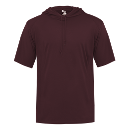 B-Core S/S Hood Tee | Badger Sport - Athletic Apparel