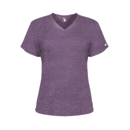Tri-Blend Women's V-Neck Tee | Badger Sport - Athletic Apparel