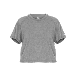 Tri-Blend Women's Crop Tee | Badger Sport - Athletic Apparel