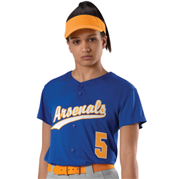 Women's Faux Front Fastpitch Jersey