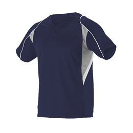 Adult 2 Button Henley Baseball Jersey | Badger Sport