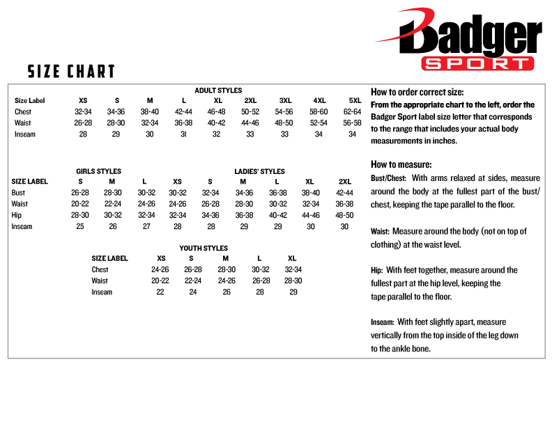 Youth Lacrosse Size Chart