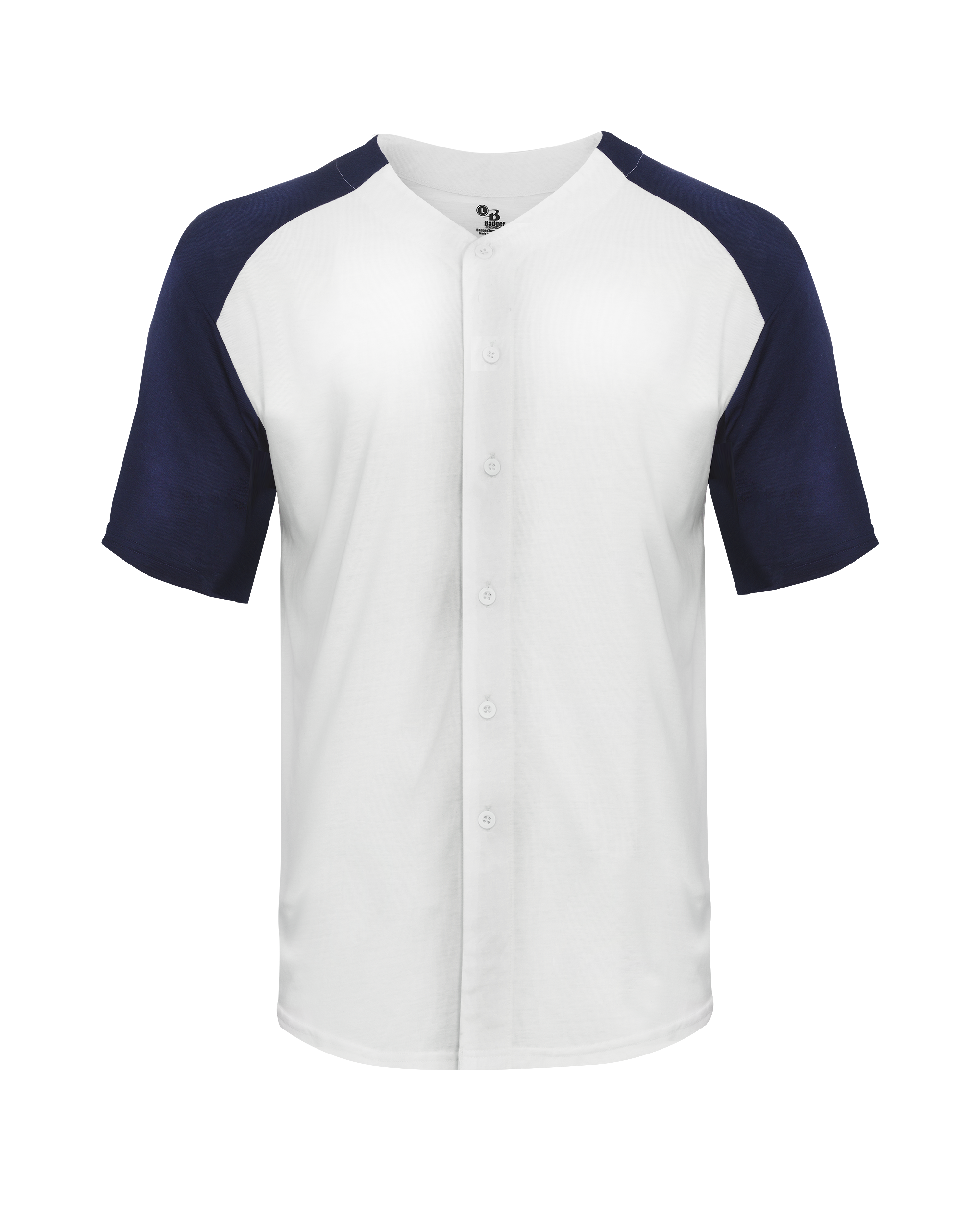 Tri-Blend Full Button Tee