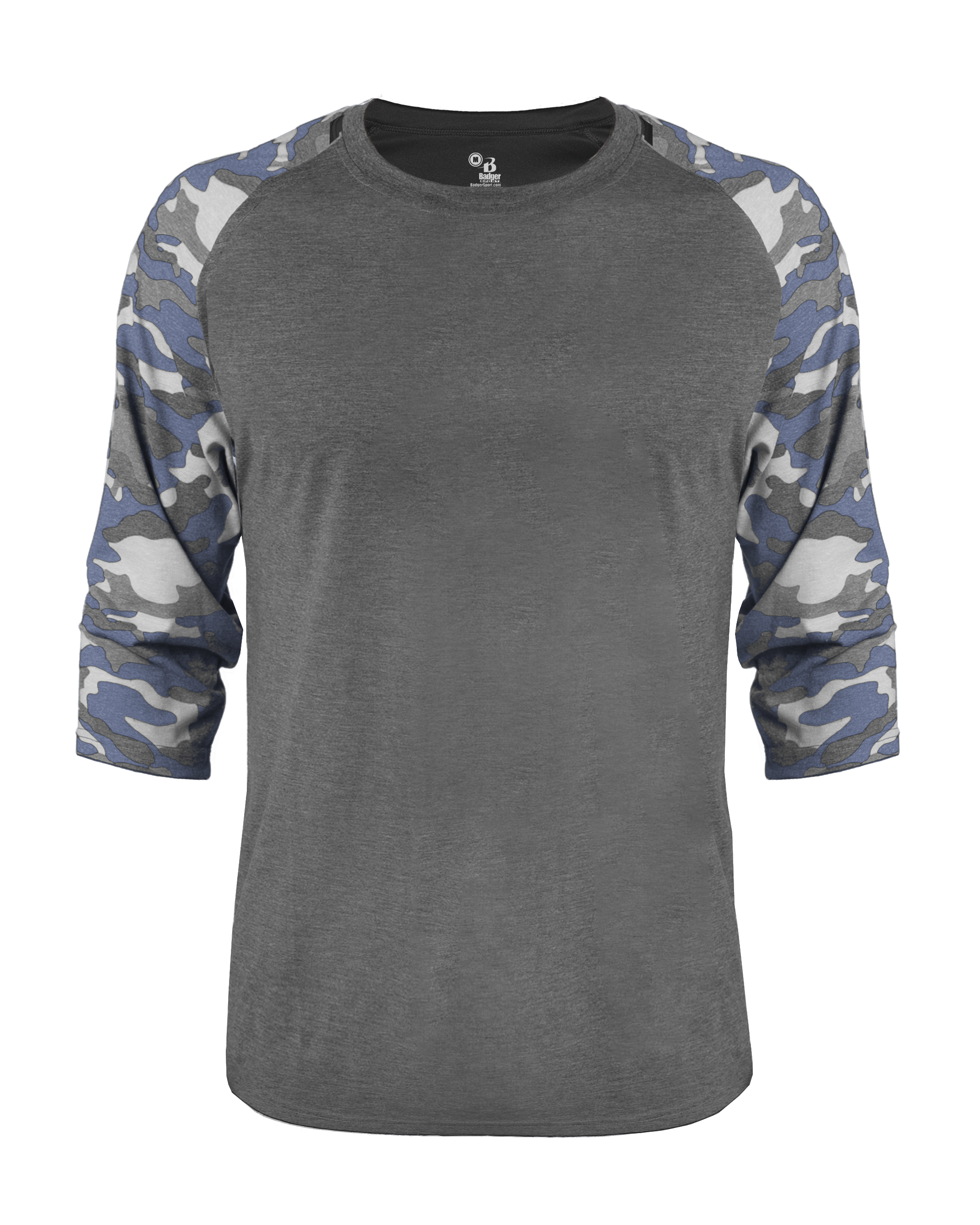 Vintage Camo Tri-Blend Baseball Tee